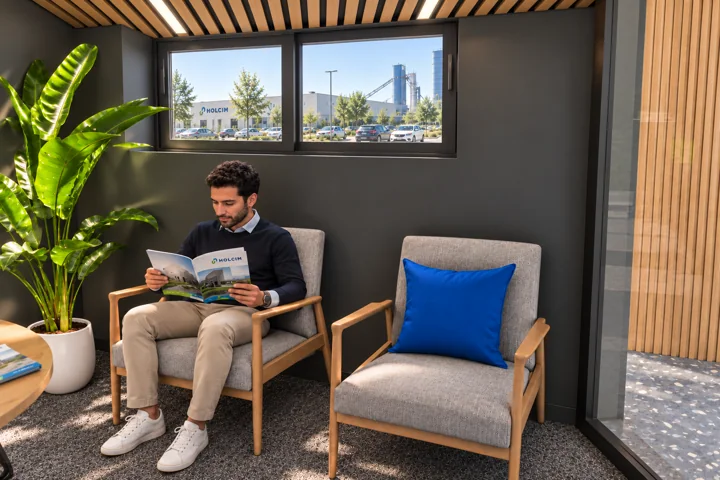 Salon clients — L’espace en usage