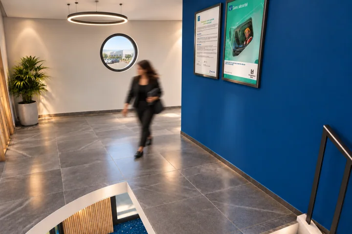 Palier de l’escalier — L’espace en usage