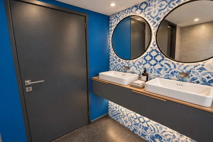 Espace lavabo · Étage — Vue d’ensemble