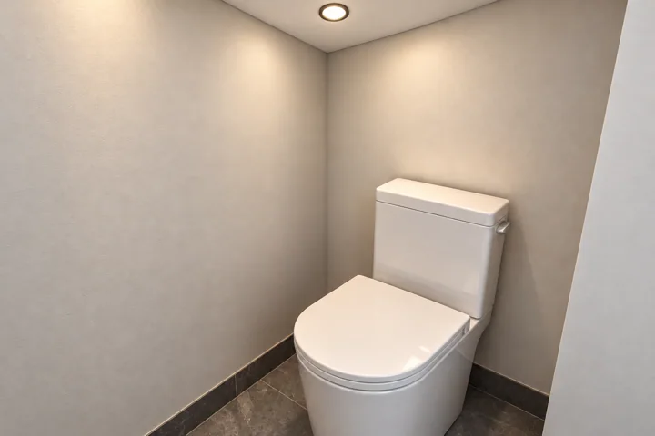 Sanitaires · Étage — L’espace en usage
